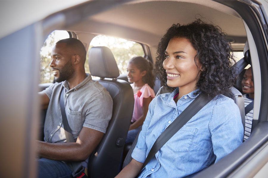 Auto Insurance - Family Traveling Together on a Road Trip